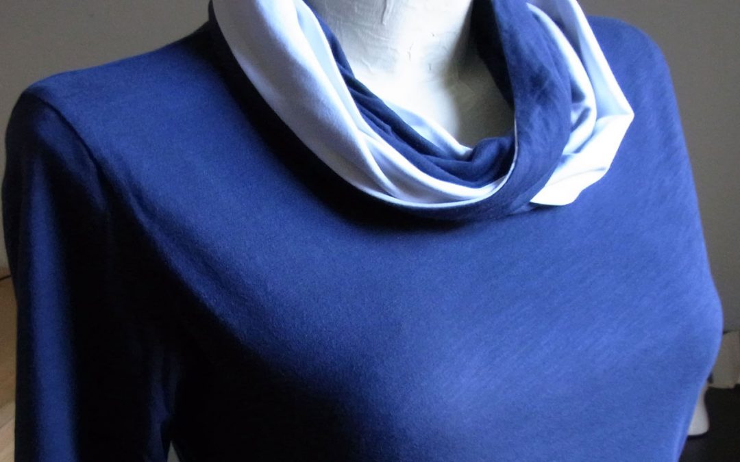 Tunika Mitternacht und Rock