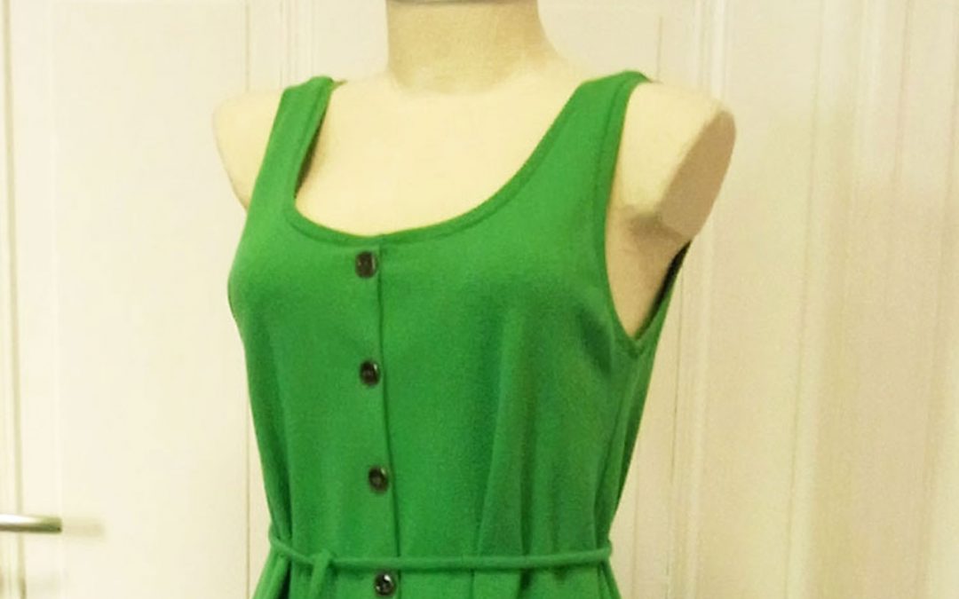 Kleid Sommer aus Bio-Baumwoll-Jersey